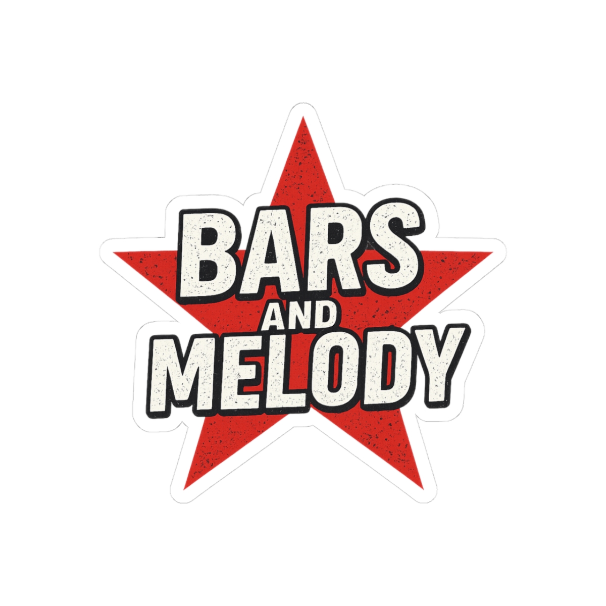 Bars and Melody Music Sticker - Official stickers merchandise
