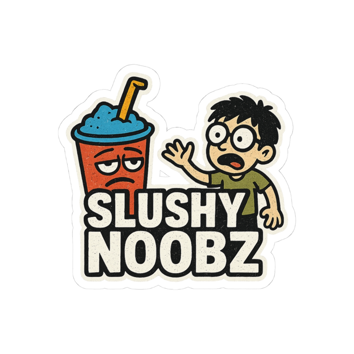 Slushy Noobz Sticker Set Gamer - Official stickers merchandise