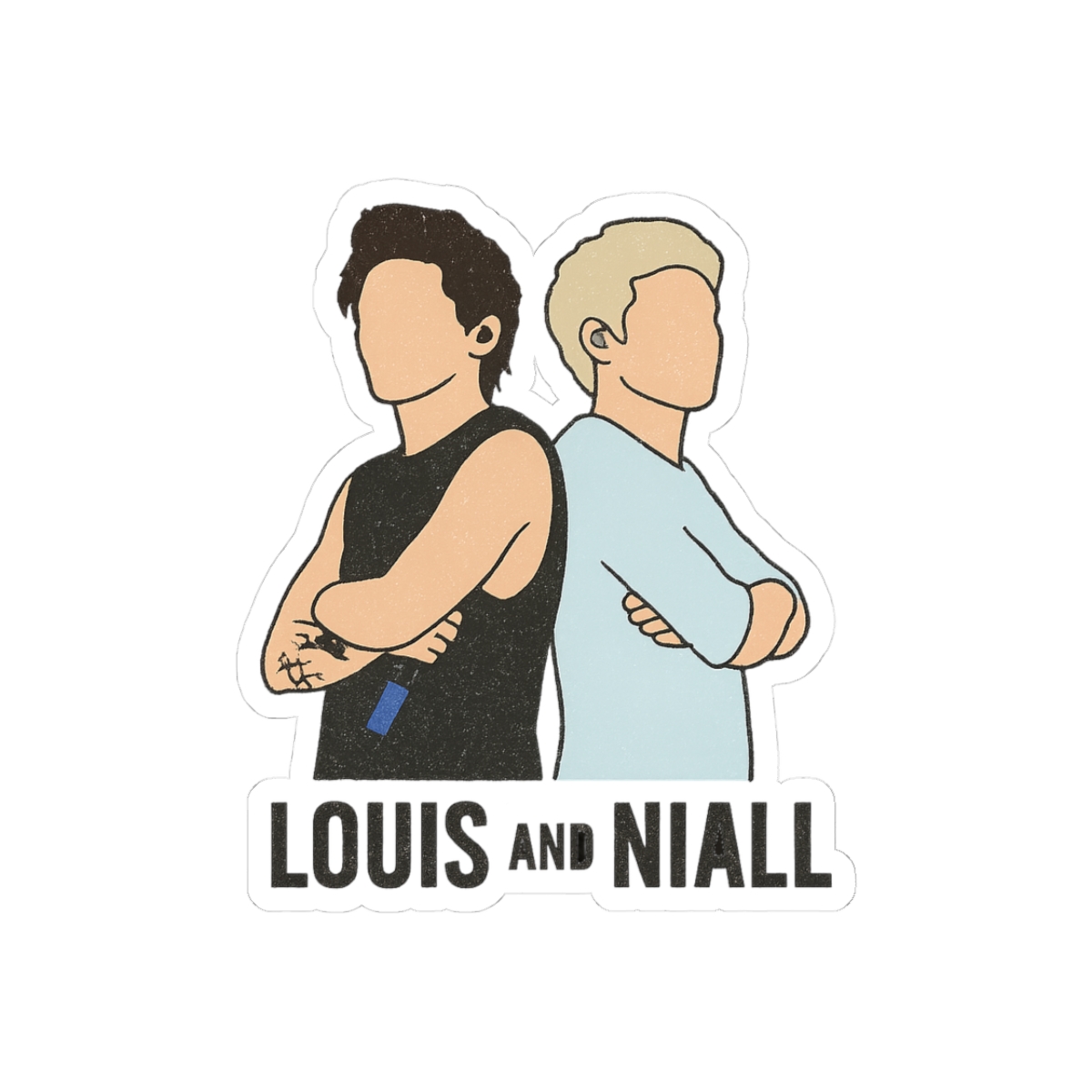 Louis and Niall One Direction Sticker - Official stickers merchandise