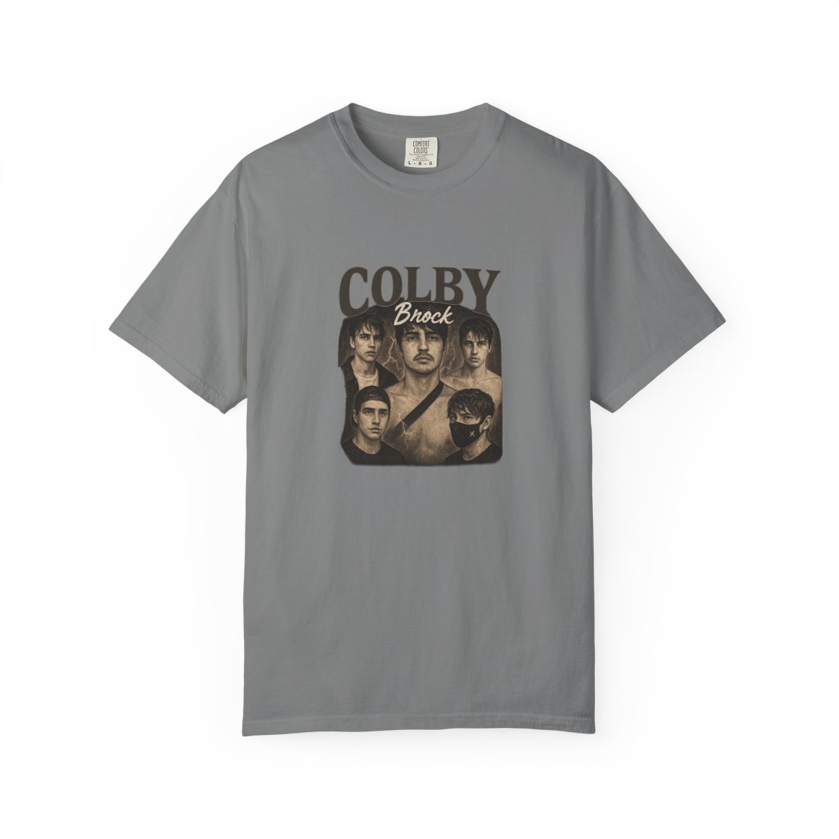 Colby Brock Fan T-Shirt with Stylish Quartet Graphic - alternate angle 5, merchandise