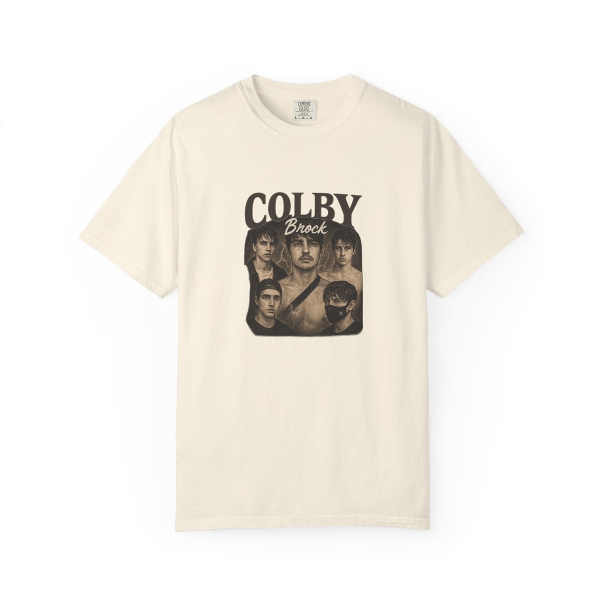 Colby Brock Fan T-Shirt with Stylish Quartet Graphic - alternate angle 3, merchandise