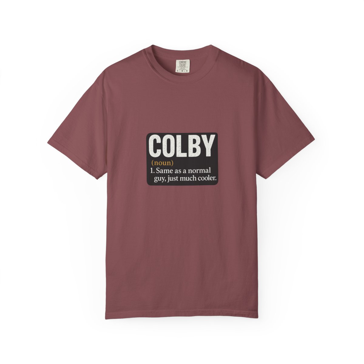 Colby Cooler Than Normal Guy Funny T-Shirt - Official t-shirts merchandise