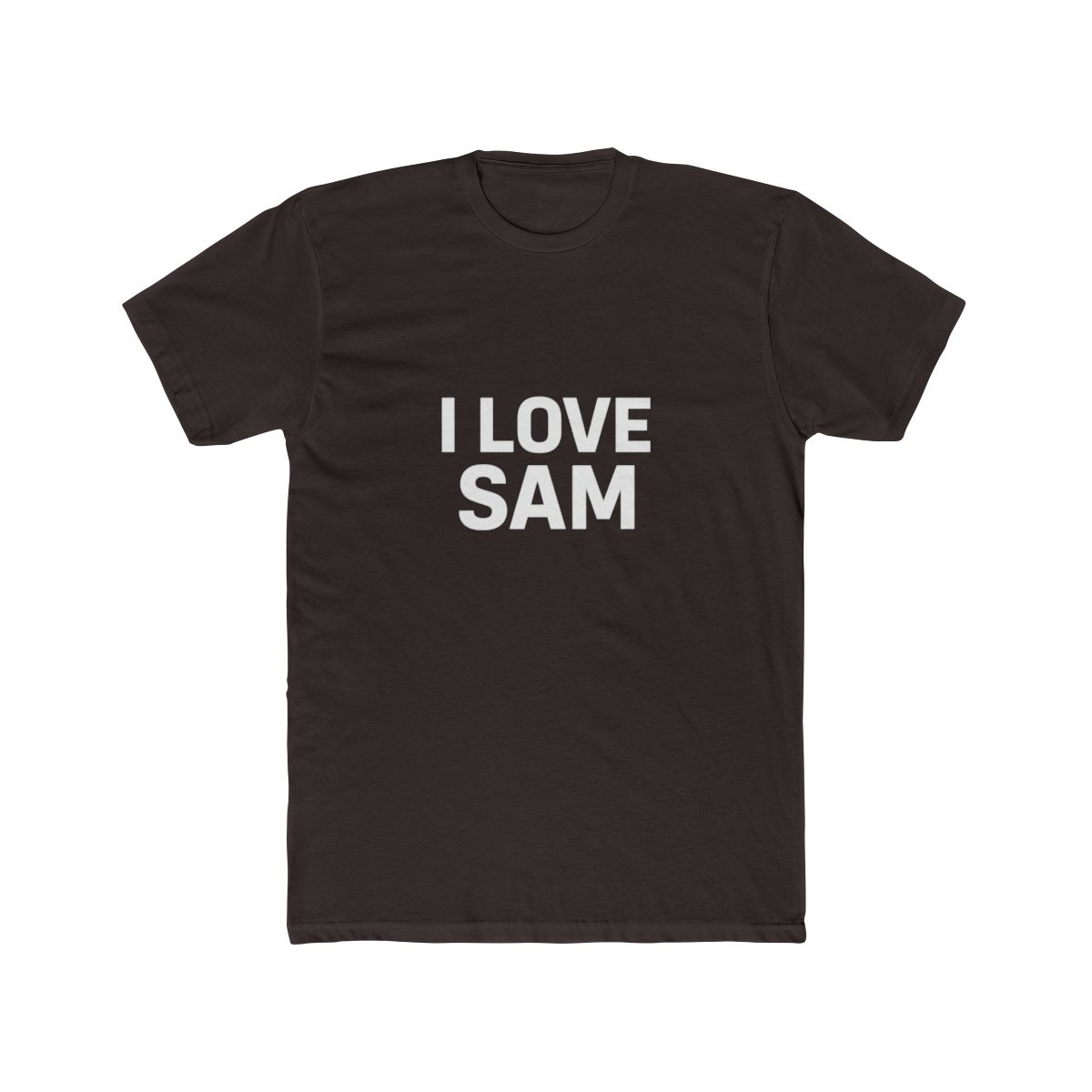 I Love Sam Funny Superfan T Shirt - alternate angle 3, merchandise