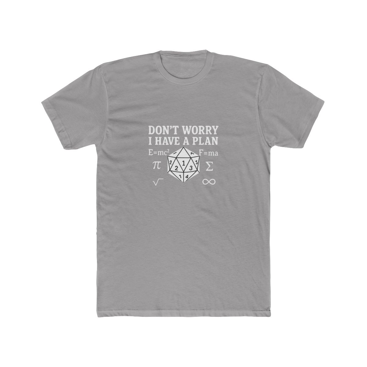 Don't Worry I Have a Plan RPG D20 Tabletop Gamer T-Shirt - Official t-shirts merchandise