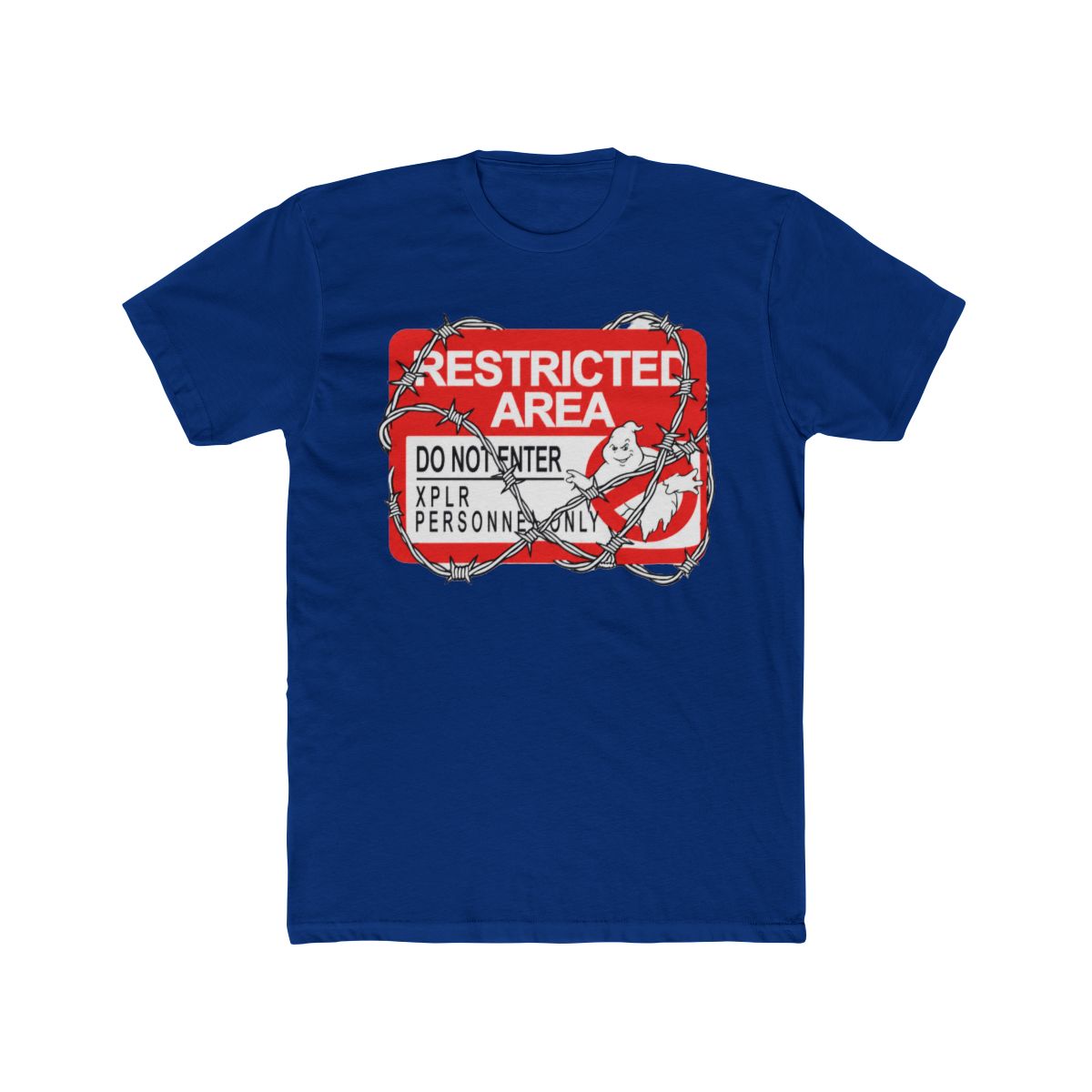 No Access Forbidden Zone | Funny Graphic Tee, Restricted Shirt, Humor Gift - alternate angle 3, merchandise