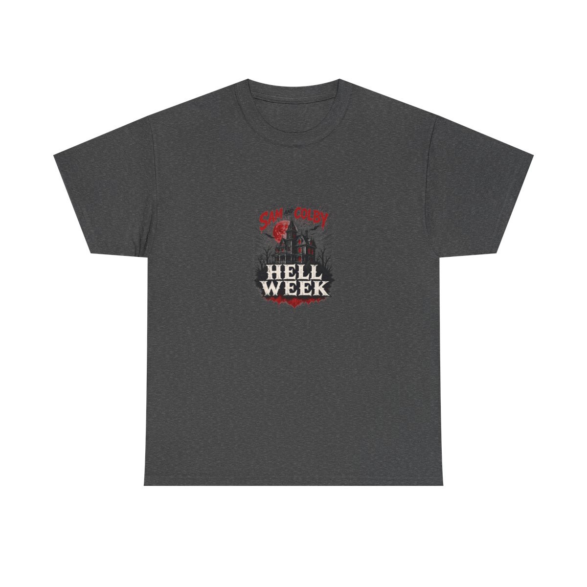 Sam and Colby "Hell Week" Unisex Tee - alternate angle 2, merchandise