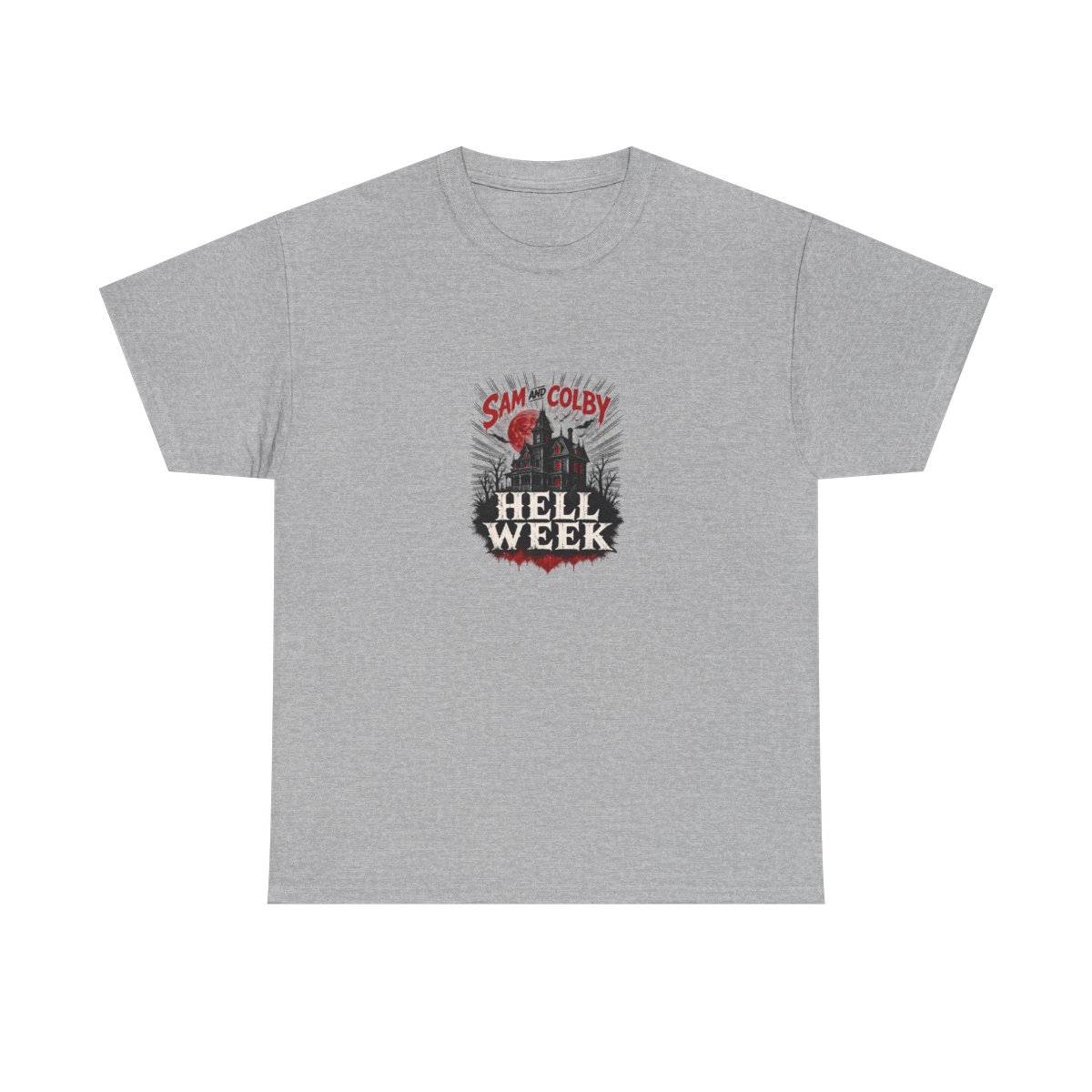 Sam and Colby "Hell Week" Unisex Tee - alternate angle 3, merchandise