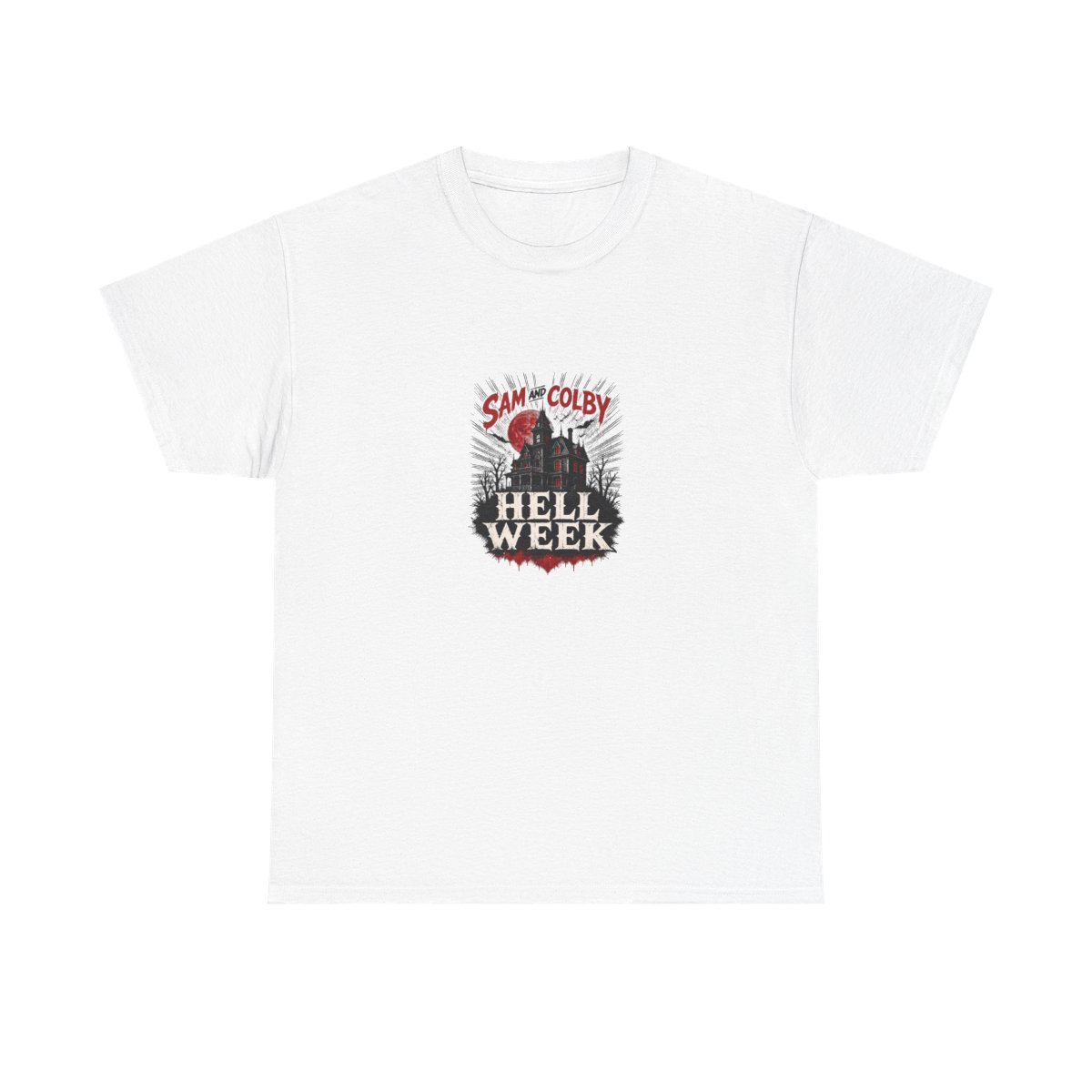 Sam and Colby "Hell Week" Unisex Tee - alternate angle 4, merchandise