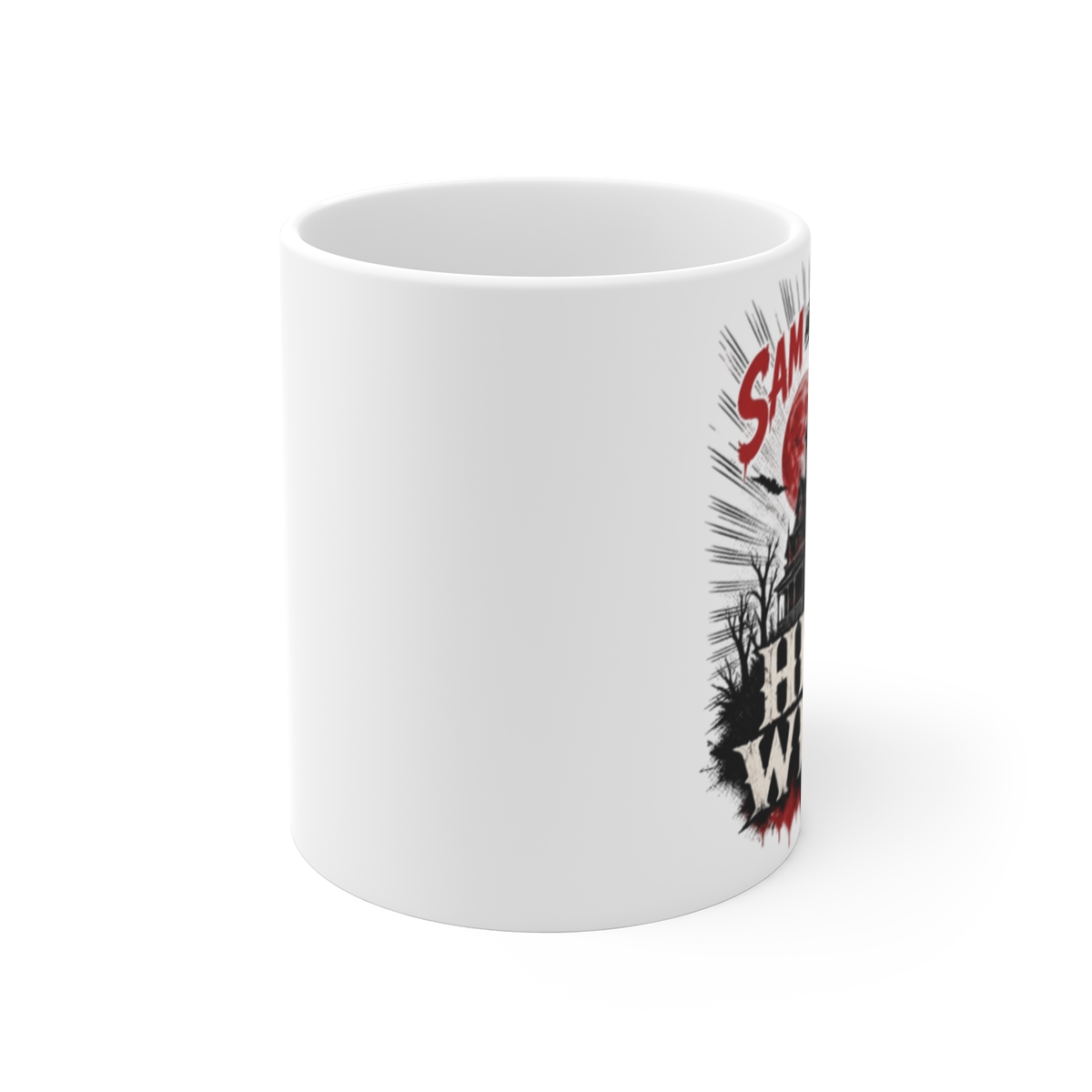 Sam and Colby "Hell Week" White Mug - alternate angle 1, merchandise