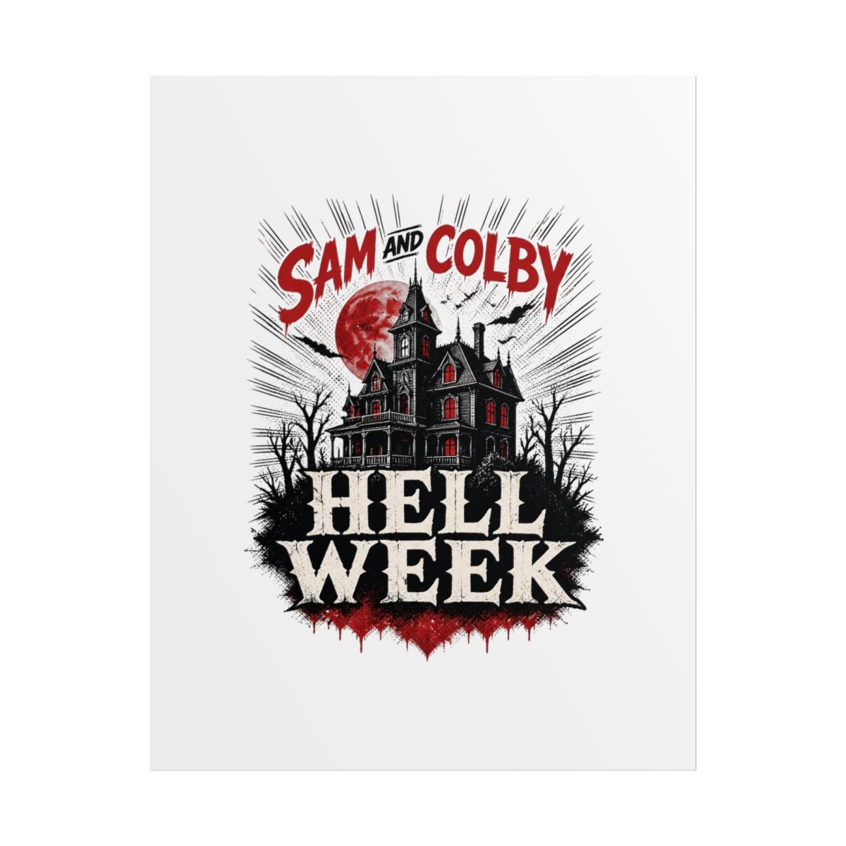 Sam and Colby "Hell Week" Poster - alternate angle 1, merchandise