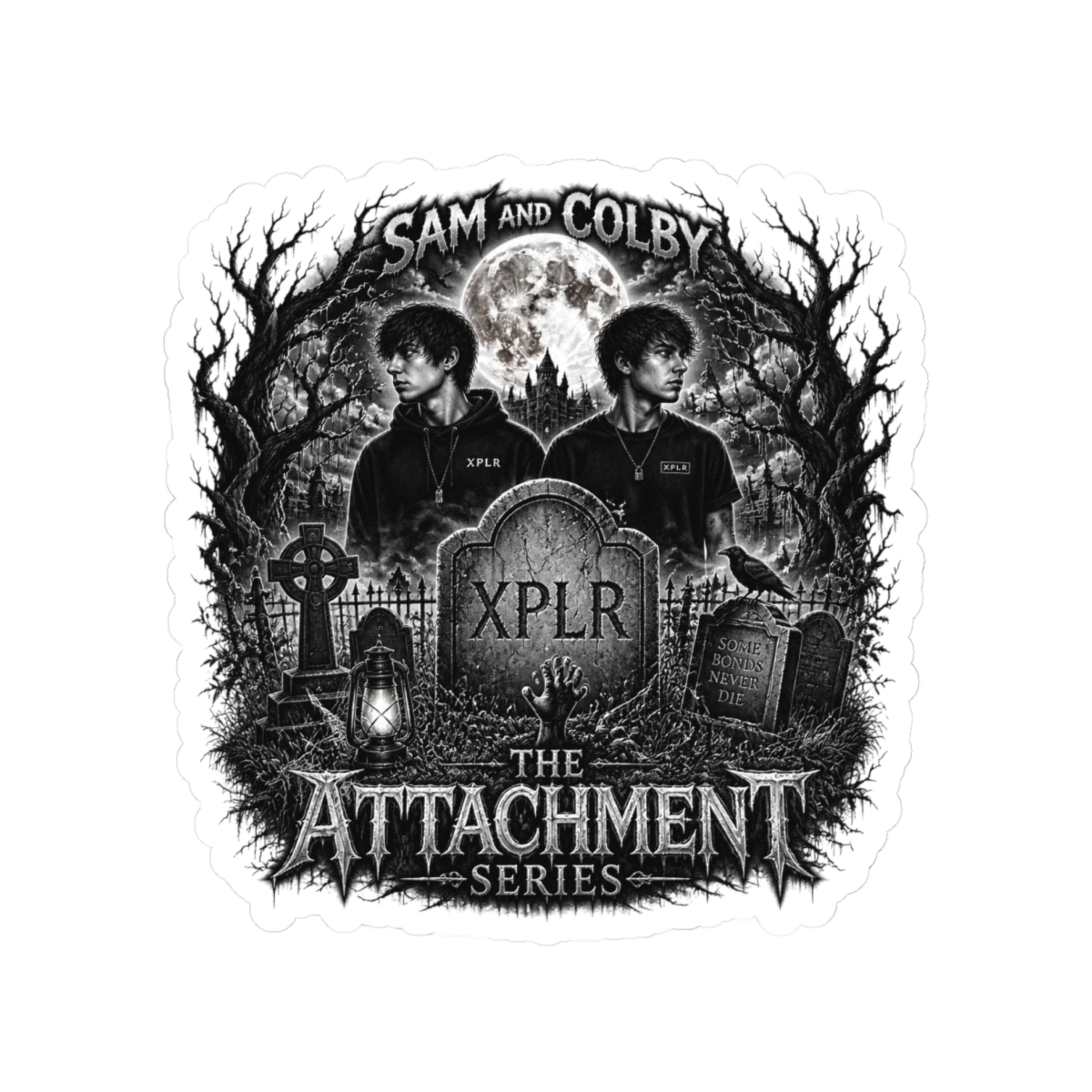 Sam and Colby "The Attachment Series" Sticker - Official Stickers merchandise