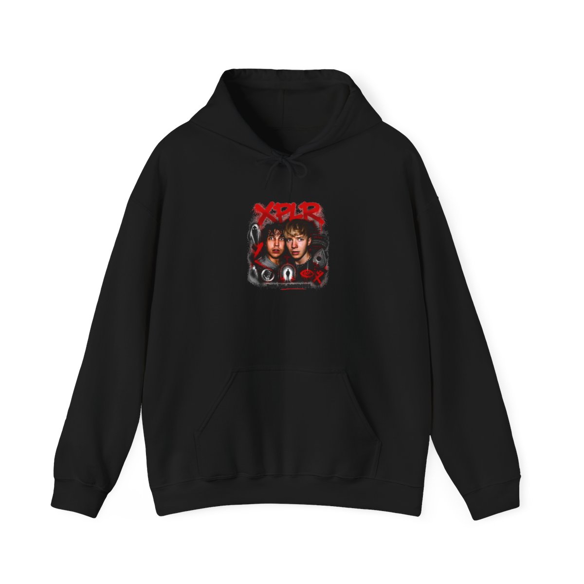 Sam and Colby " in bold, spray-painted style at the top. " Hoodie - Sam and Colby official Hoodies merch