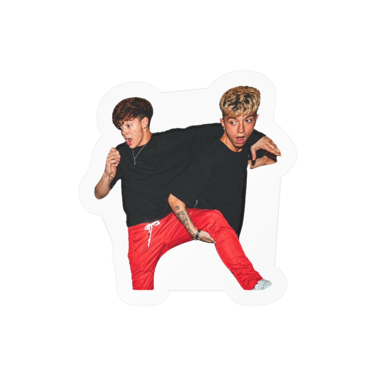 Jack and Zach Duo Sticker | Playful Vinyl Decal - Official stickers merchandise