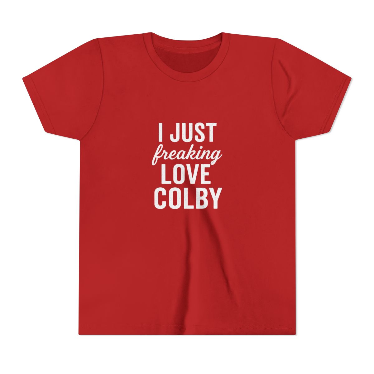 Bold Graphic Design Typography Kids T-Shirt