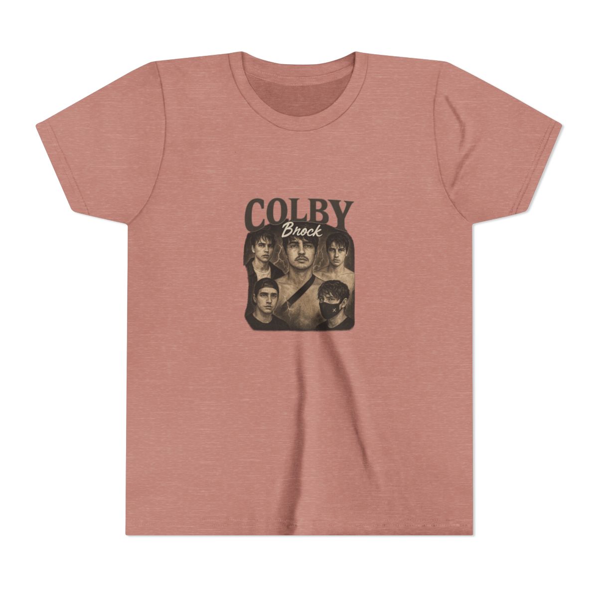 Colby Brock Fan Kids T-Shirt with Stylish Quartet Graphic - Official T-Shirts merchandise