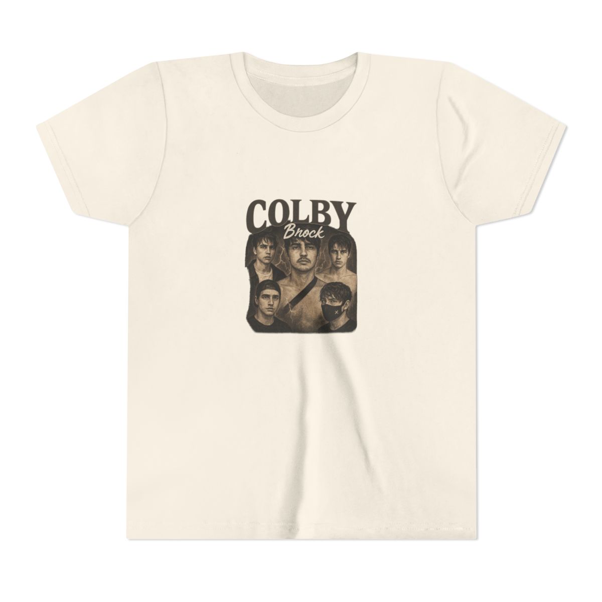Colby Brock Fan Kids T-Shirt with Stylish Quartet Graphic