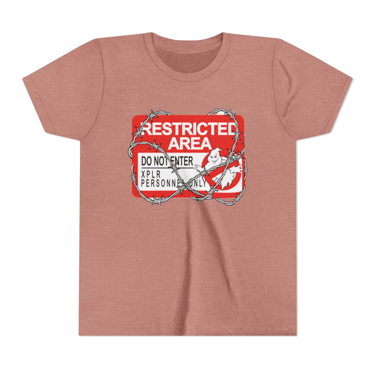 No Access Forbidden Zone | Funny Graphic Kids Tee, Restricted Shirt, Humor Gift - alternate angle 2, merchandise