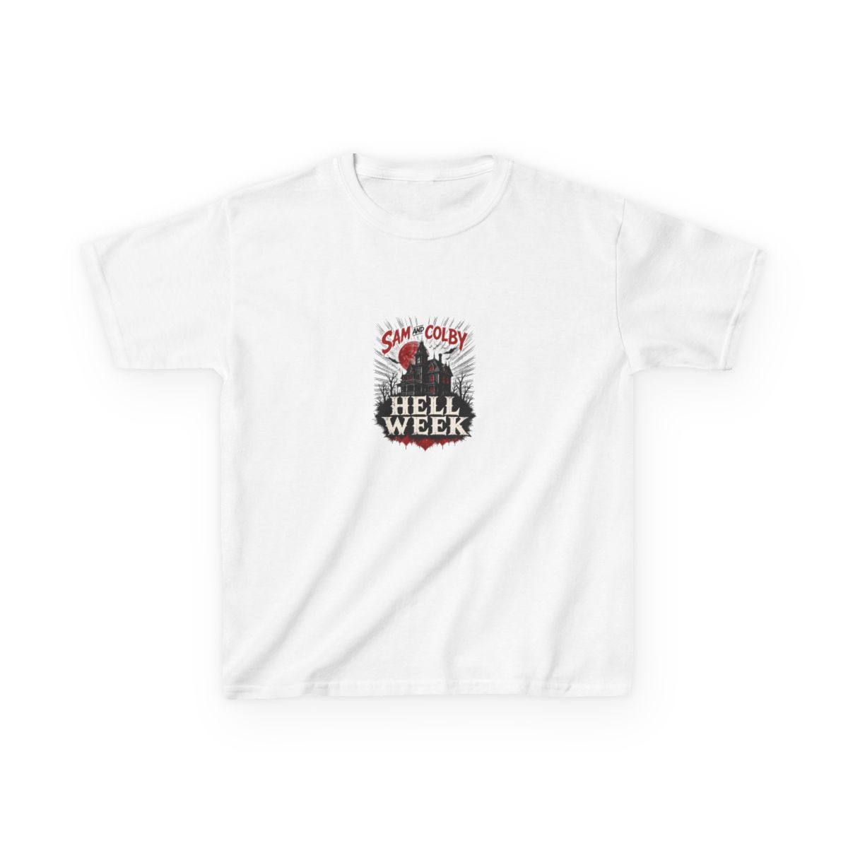 Sam and Colby "Hell Week" Unisex Kids Tee - Sam and Colby official T-Shirts merch