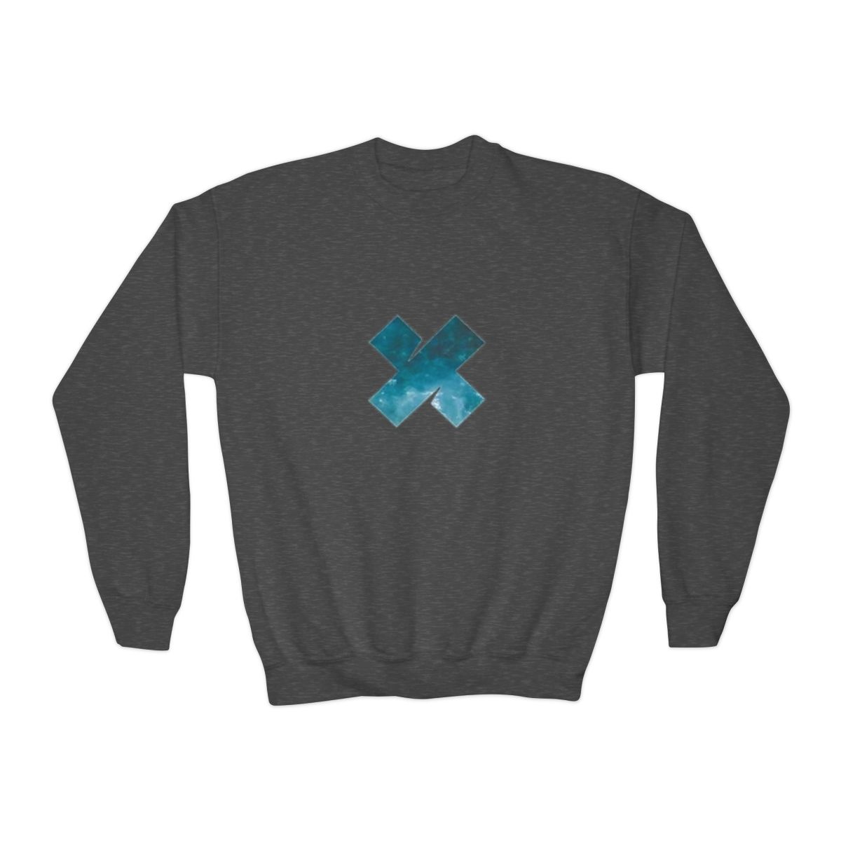 Sam and Colby Crewneck Kids Sweatshirt #3 - alternate angle 3, merchandise