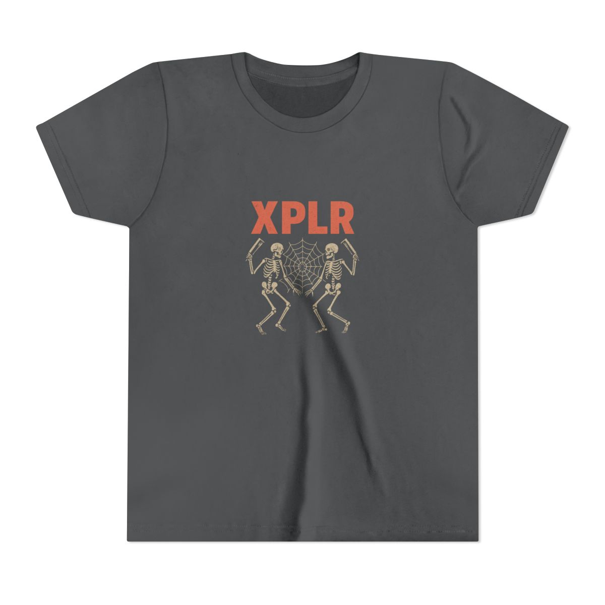 XPLR Sam and Colby Dancing Skeletons Kids T-Shirt - alternate angle 5, merchandise